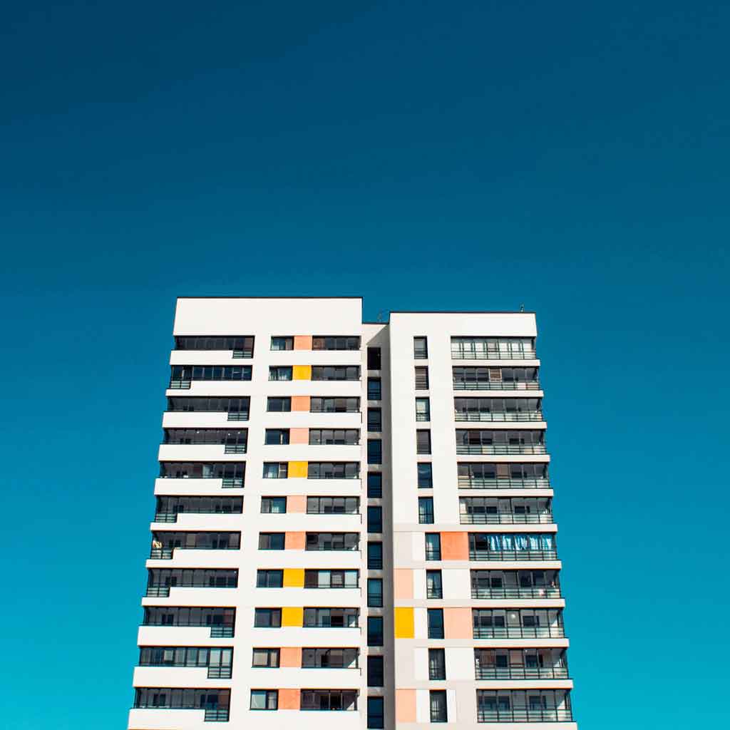 Architectural photography of a building